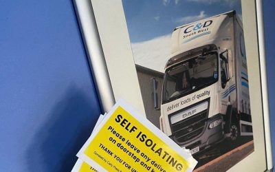 Self Isolation Stickers for COVID-19