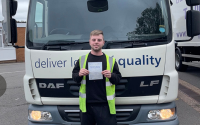 Well Done Luke – C & D’s Latest Driver Academy Pass!🚛